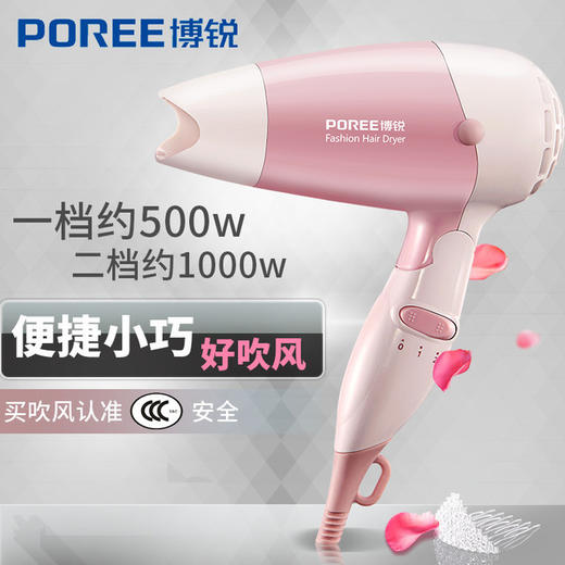 【家用电器】飞科博锐PH1601电吹风机宿舍寝室学生专用小功率电吹风机过热保护 商品图0