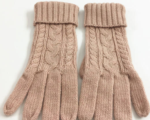 【围巾】雪缔欧美秋冬时尚三件套 经典麻花保暖帽子围巾手套套装 商品图3