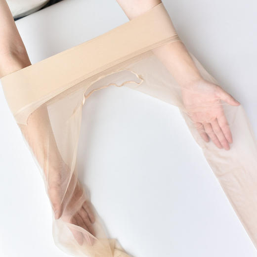 【丝袜】触感顺滑无痕360包芯丝大码全性感隐形黑丝袜女夏季超薄开裆 商品图6