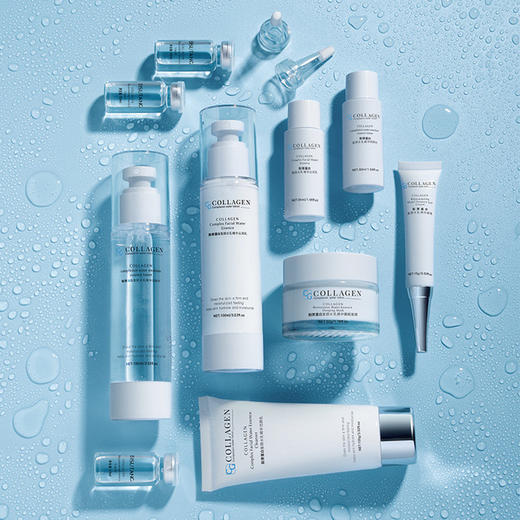 【美妆个护】护肤10件套碧素堂胶原蛋白复颜水乳精华十件套补水保湿 商品图1