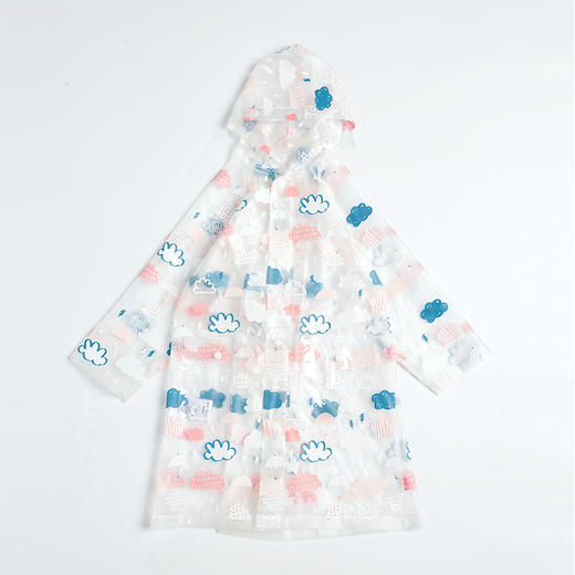 韩国HAS儿童雨衣幼儿园宝宝男女童小孩全身轻薄小学生雨披斗篷式 商品图14