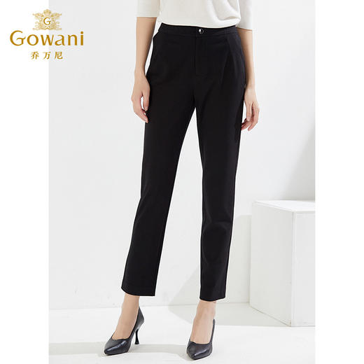 乔万尼休闲直筒裤显瘦百搭弹力轻薄透气EI2F850 商品图3