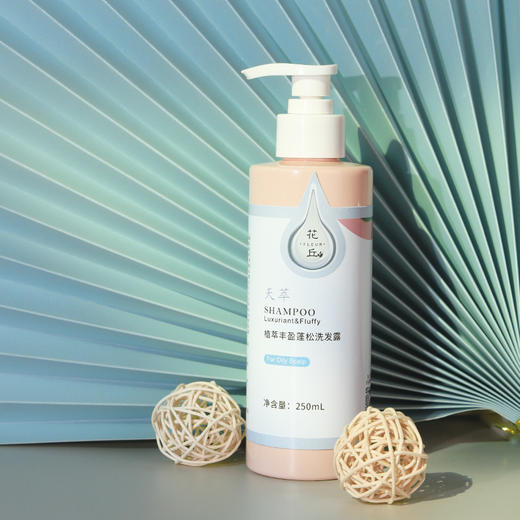 花丘  植萃丰盈蓬松洗发露 250ml  平衡水油  滋润秀发 商品图2