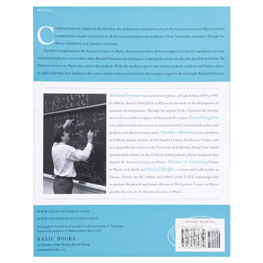 【中商原版】费曼物理学讲义习题 英文原版 Exercises for the Feynman Lectures on Physics Richard Feynman 商品图1