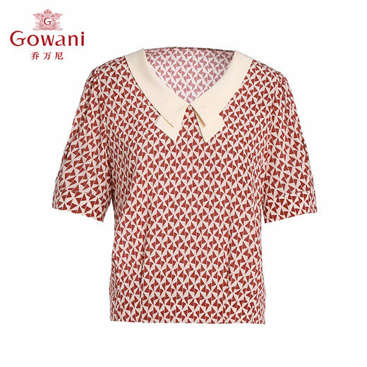 乔万尼重磅真丝桑蚕丝上衣时尚减龄小衫EI2C846 商品图4