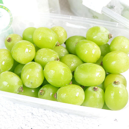 【阳光玫瑰】云南晴王玫瑰葡萄无籽青提皮薄肉厚水润多汁连皮食用2斤/3斤精品颗粒装 商品图3