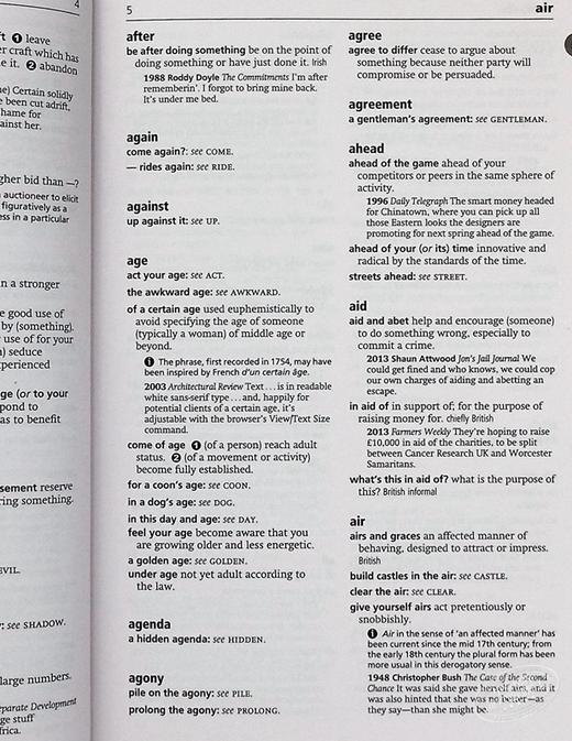 【中商原版】牛津英语俚语词典 英文原版 Oxford Dictionary of Idioms Jogn Ayto 商品图5