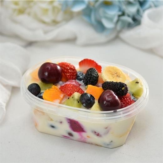 群福利买芒果慕斯盒蛋糕送550ml水果捞