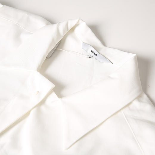 VIMAGE纬漫纪秋季新款女装简约长袖中裙系带连衣裙V1507175 商品图2