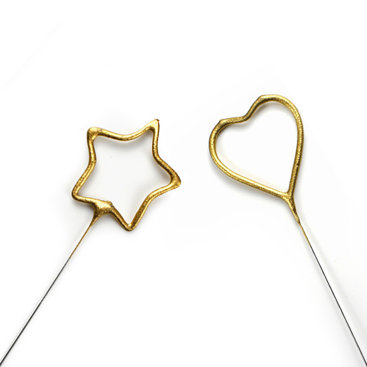 爱心烟火蜡烛（单拍不发，随蛋糕一起配送）