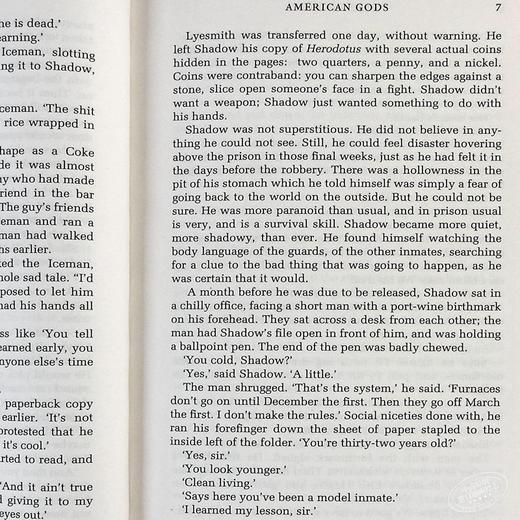 【中商原版】尼尔盖曼 美国众神 American Gods 英文原版 Neil Gaiman 豆瓣高分 商品图7