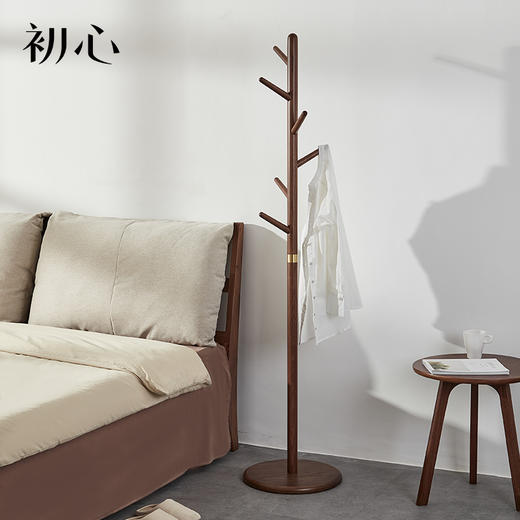 初心| 实木落地衣帽架 商品图2