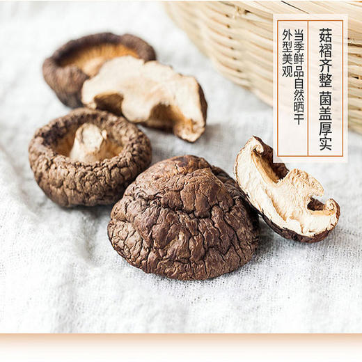巫溪红池坝镇香菇（茶花菇）干香菇 250g/袋 商品图4