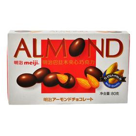 明治巴旦木夹心巧克力80g