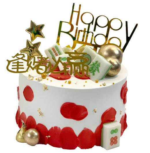 NO.271 ｜福气满满發發發 ｜动物奶油蛋糕 商品图0