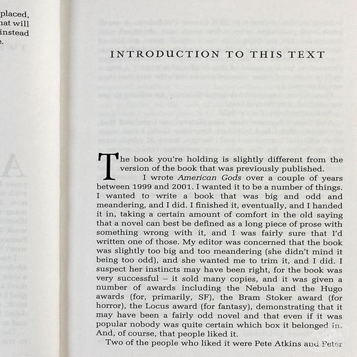 【中商原版】尼尔盖曼 美国众神 American Gods 英文原版 Neil Gaiman 豆瓣高分 商品图4