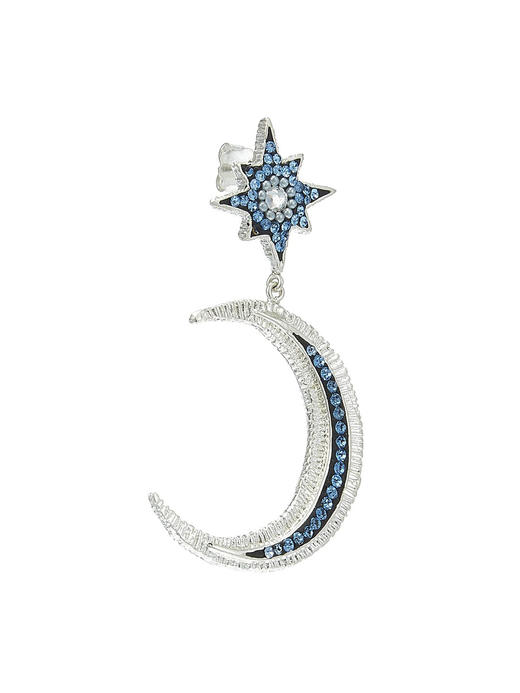 北京仓｜SORU-Blue Crystal Orion-水晶 月亮 耳环［英国设计师］ 商品图4