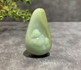 【御珠宫坊】碧玉佛挂件