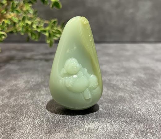 【御珠宫坊】碧玉佛挂件 商品图0