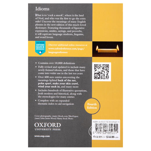 【中商原版】牛津英语俚语词典 英文原版 Oxford Dictionary of Idioms Jogn Ayto 商品图1