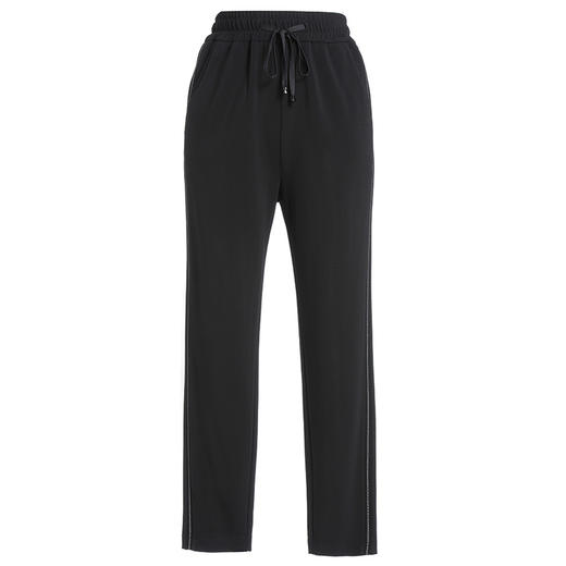 乔万尼运动裤休闲风系带舒适爽滑长裤EI2F855 商品图4