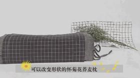 怀菊花荞麦枕，枕头可调高低，满足颈椎支撑力，闻着菊花香味陪伴睡眠，很好用的枕头（正牌力荐）