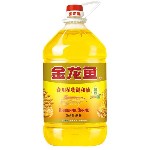 【积分兑换】金龙鱼5L桶装, 花生浓香，家用健康食用油 商品图0