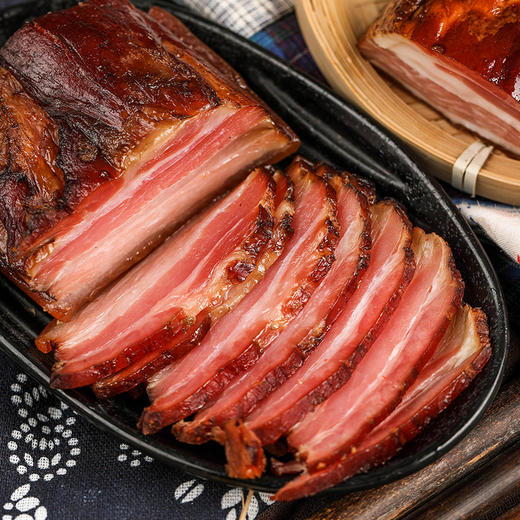 【农家粮食猪定制】土猪腊肉 五花腊肉500g 商品图4