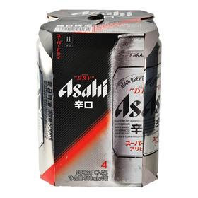 朝日啤酒超爽500ml*4/组