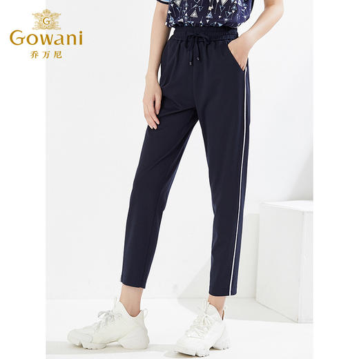 乔万尼哈伦休闲裤减龄显瘦舒适休闲长裤EI2F859 商品图2