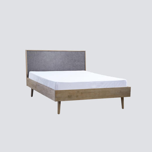 NS家居nsfurniture卧室进口EST系列实木双人床NSBD-EST B01Q/B01K 商品图1