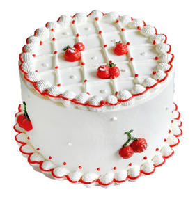 NO.276 ｜ins小樱桃蛋糕 ｜动物奶油蛋糕