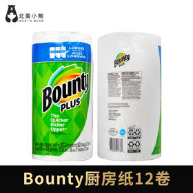 宝洁厨房纸巾进口帮庭Bounty91片*12卷美国吸油纸正品懒人抹布 #宁波仓