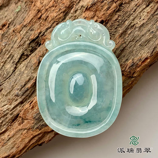 派瑞翡翠 翡翠挂件 冰糯种 淡绿色 商品图1