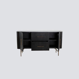 NS家居nsfurniture实木大理石餐边柜装饰柜NSST-SWAN-SIDEBOARD