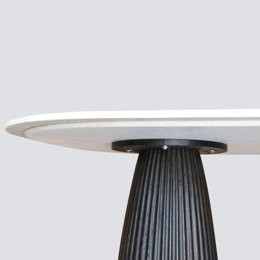 NS家居nsfurniture进口大理石台面实木椭圆长餐桌NSDT-SWAN-DT1800VWM 商品图2