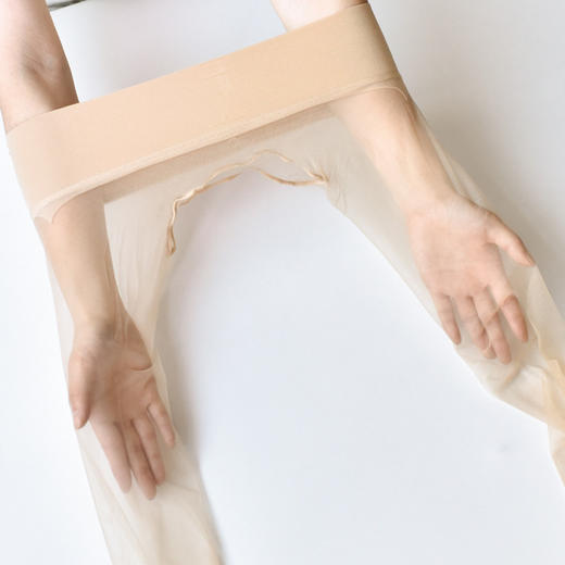 【丝袜】触感顺滑无痕360包芯丝大码全性感隐形黑丝袜女夏季超薄开裆 商品图7