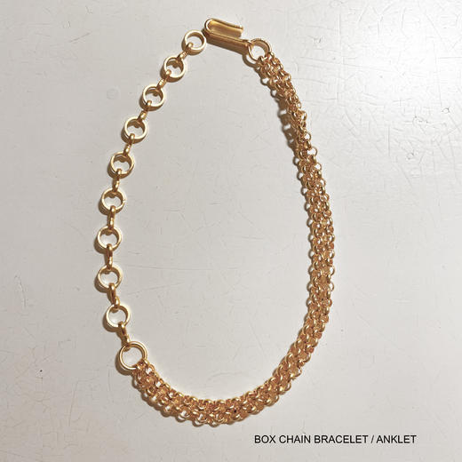ecllective | Box chain bracelet / anklet [ 手链/脚链 金 ] 商品图1