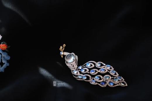 行云流水之白孔雀 商品图1