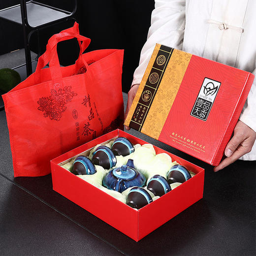 【茶具套装】辛器记雪花釉全套茶具套装 商品图2