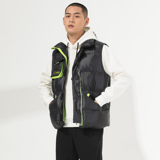 【简单大方 时尚亮色 立体贴袋】线下同款赛琪薄百搭男士棉马甲261501 商品图3