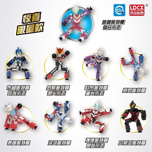 奥特超可动吸盘侠（盲盒装）ATM6988玩具礼物潮流桌面摆件 商品图4