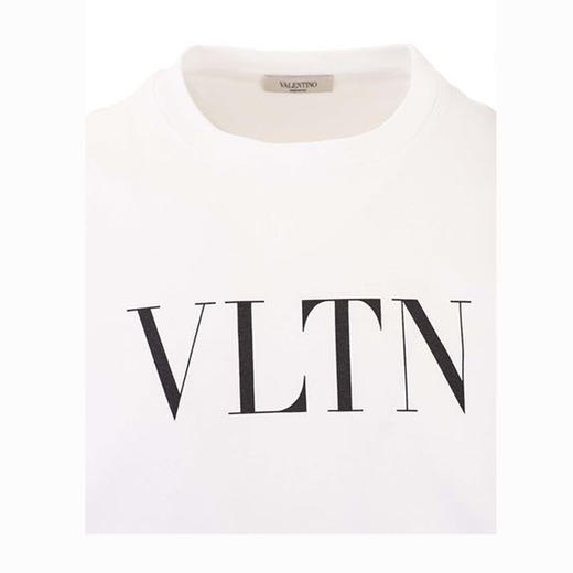 VALENTINO 华伦天奴 男士圆领短T恤 白色 VV3MG03S72C A01 商品图2