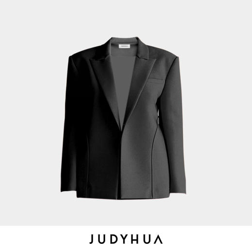 JUDYHUA 弧线分割设计西装 商品图4