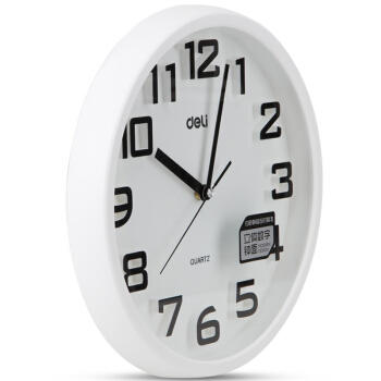 得力挂钟8948白（12寸）圆形 商品图2