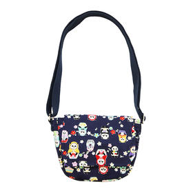 HUJI祤集Flap斜挎包风の花樱花熊猫