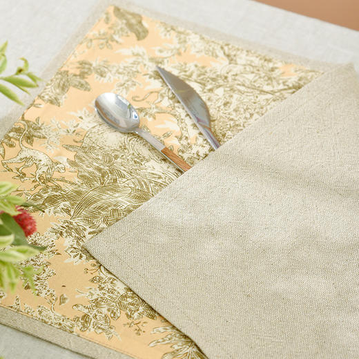 法式线描系列餐垫隔热西餐巾 商品图3