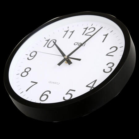 得力挂钟9006白/黑（14.5寸）圆形 商品图4