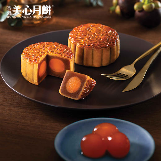 【美心】双黄莲蓉月饼礼盒进口港式蛋黄白莲蓉中秋送礼礼盒 商品图1