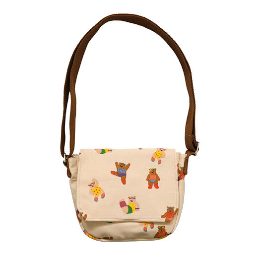 HUJI祤集Flap斜挎包插画猫猫和熊熊 商品图9